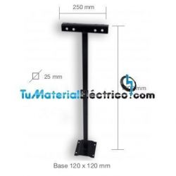 Soporte o brazo para foco led de 100 cm