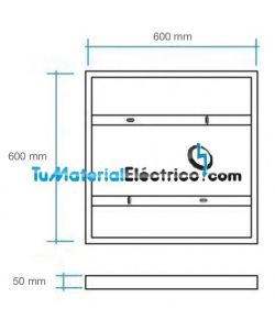 Sub foto Marco superficie panel led 60x60 cm