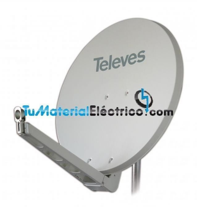 Antena parabólica 75x85 aluminio, Televes 790204