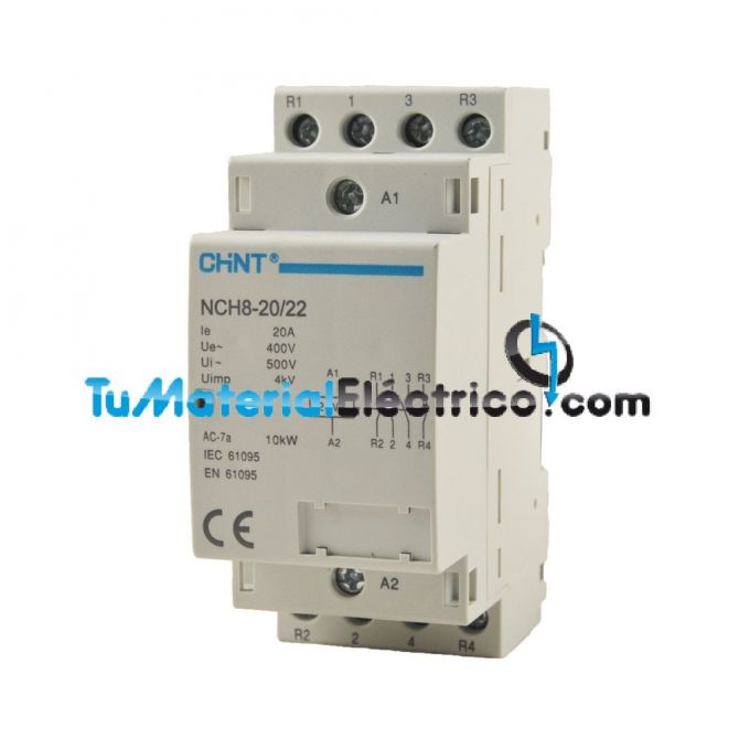 NCH8 20/22-24V, 20A 2NA+2NC 24V